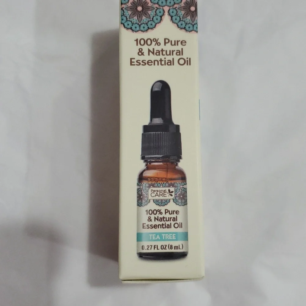 100% pure and natural essetial tea tree oil blended with‎ sweet almond oil new